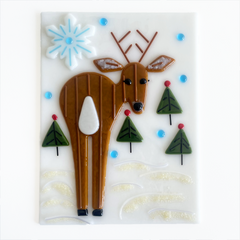 Charley Harper Inspired Reindeer - Glassroom Project